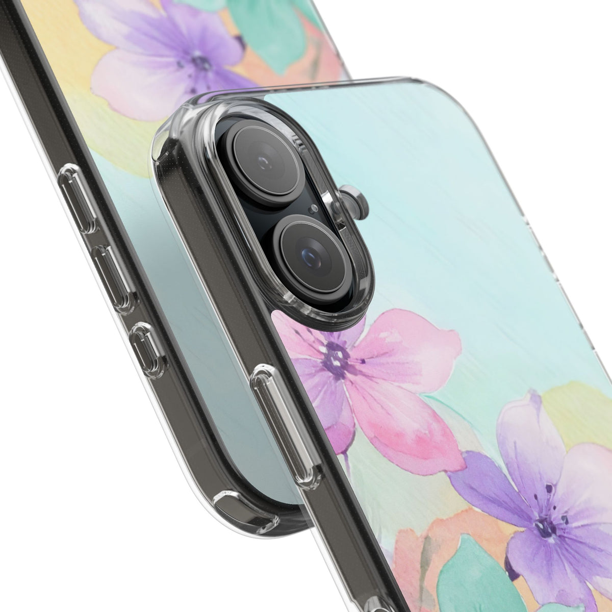 Clear Phone Case – Water Petal