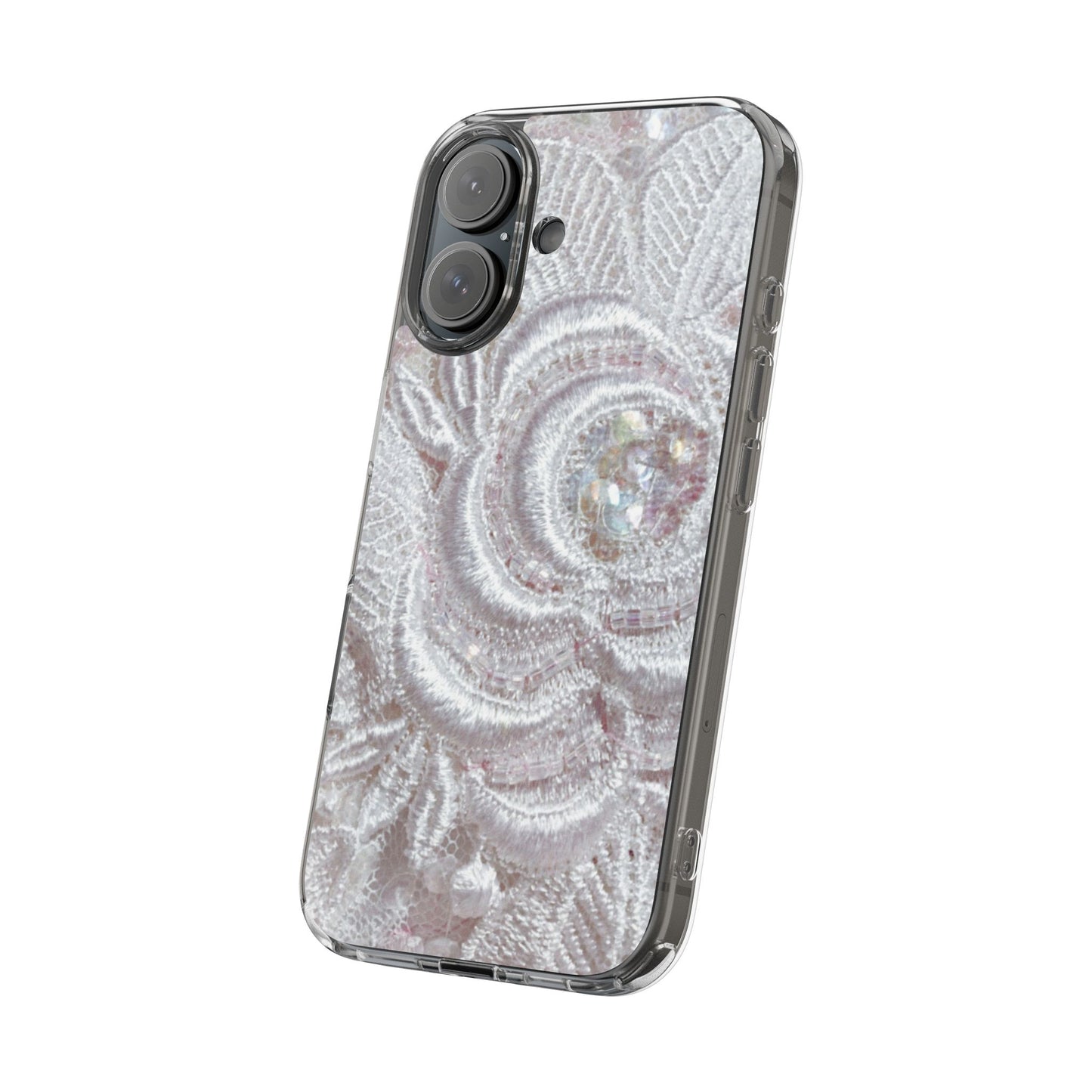 Clear Phone Case – Lace Veil