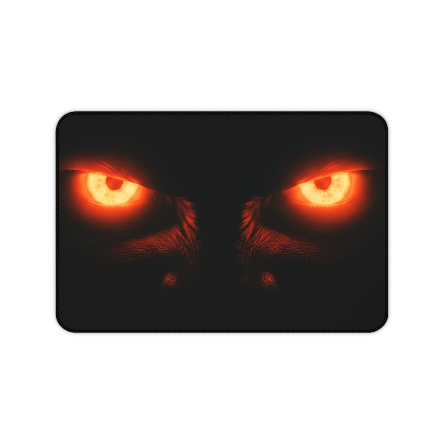 Neoprene Desk Mat – Blazing Monster Eyes