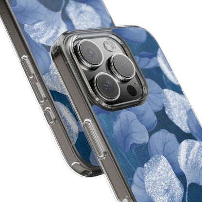 Clear Phone Case – October Blues – Compatible with iPhone 13–17 & Samsung Galaxy S25–S26 Series