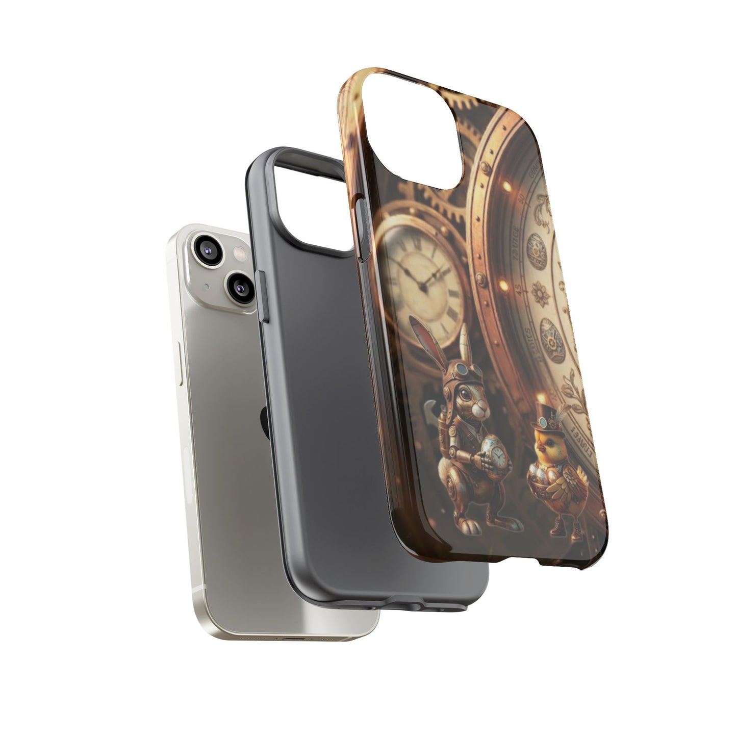 Protective Phone Case – Clockwork Cottontail
