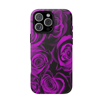 Protective Phone Case – Amethyst Roses