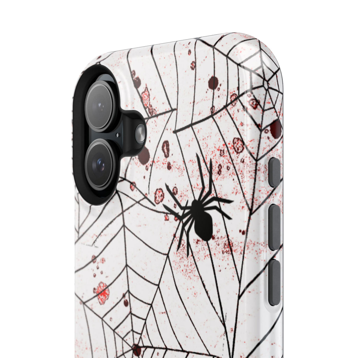 Impact-Resistant Phone Case – Blood Web