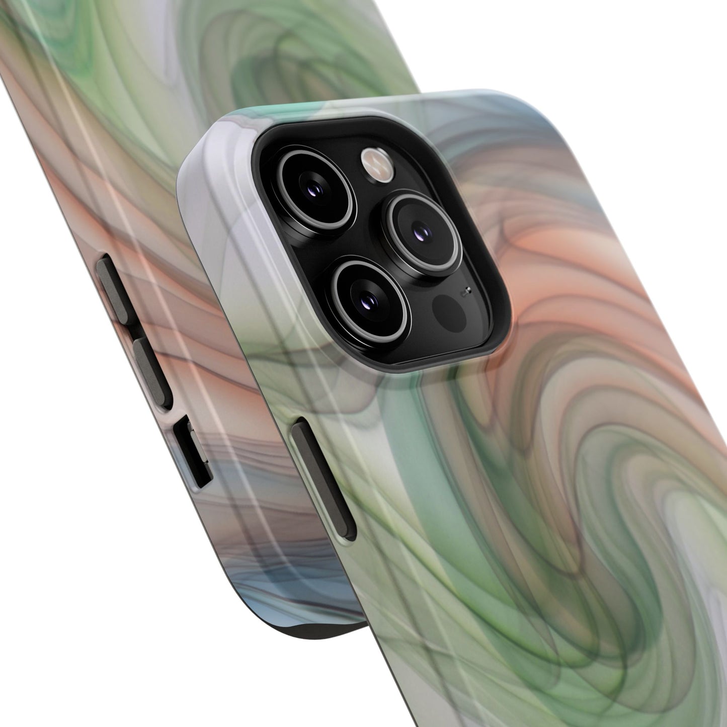 Impact-Resistant Phone Case – Marble Flow