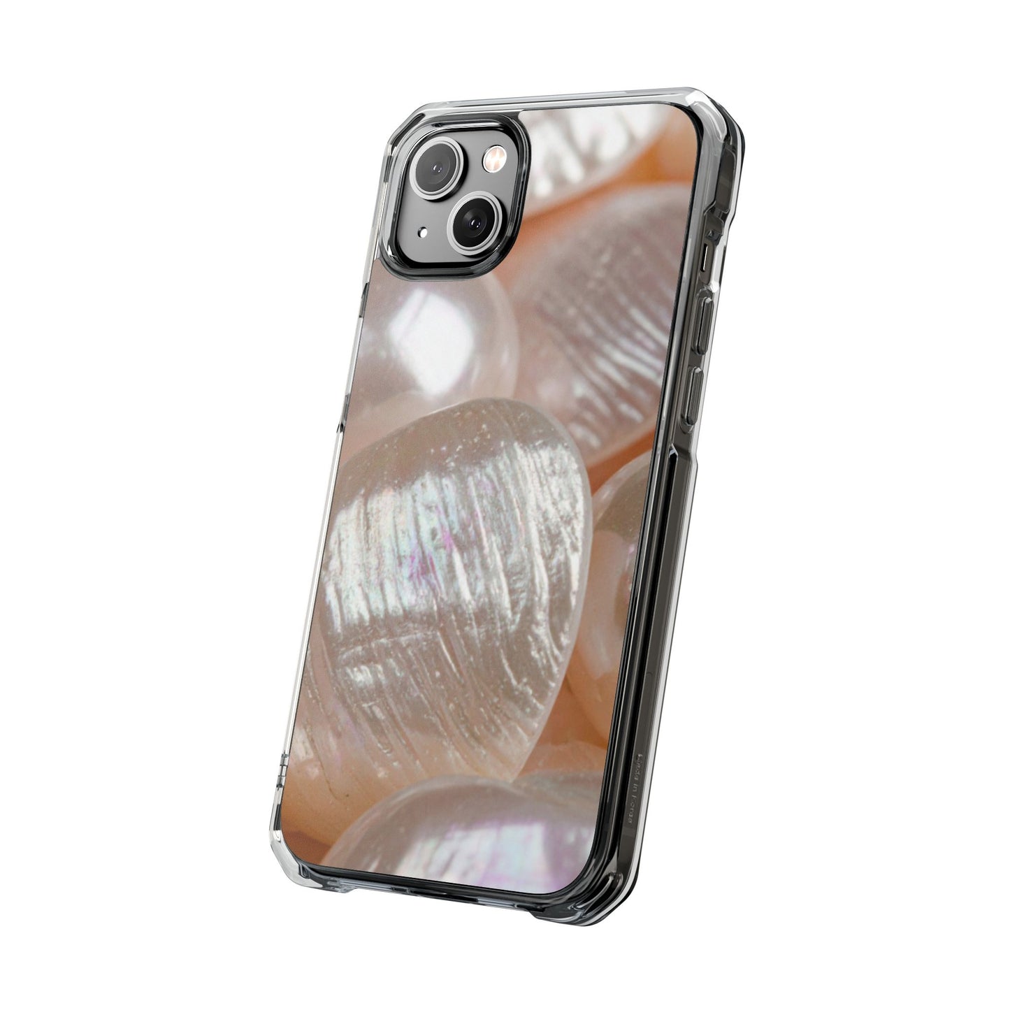 Clear Magnetic Phone Case – Blush Pearl