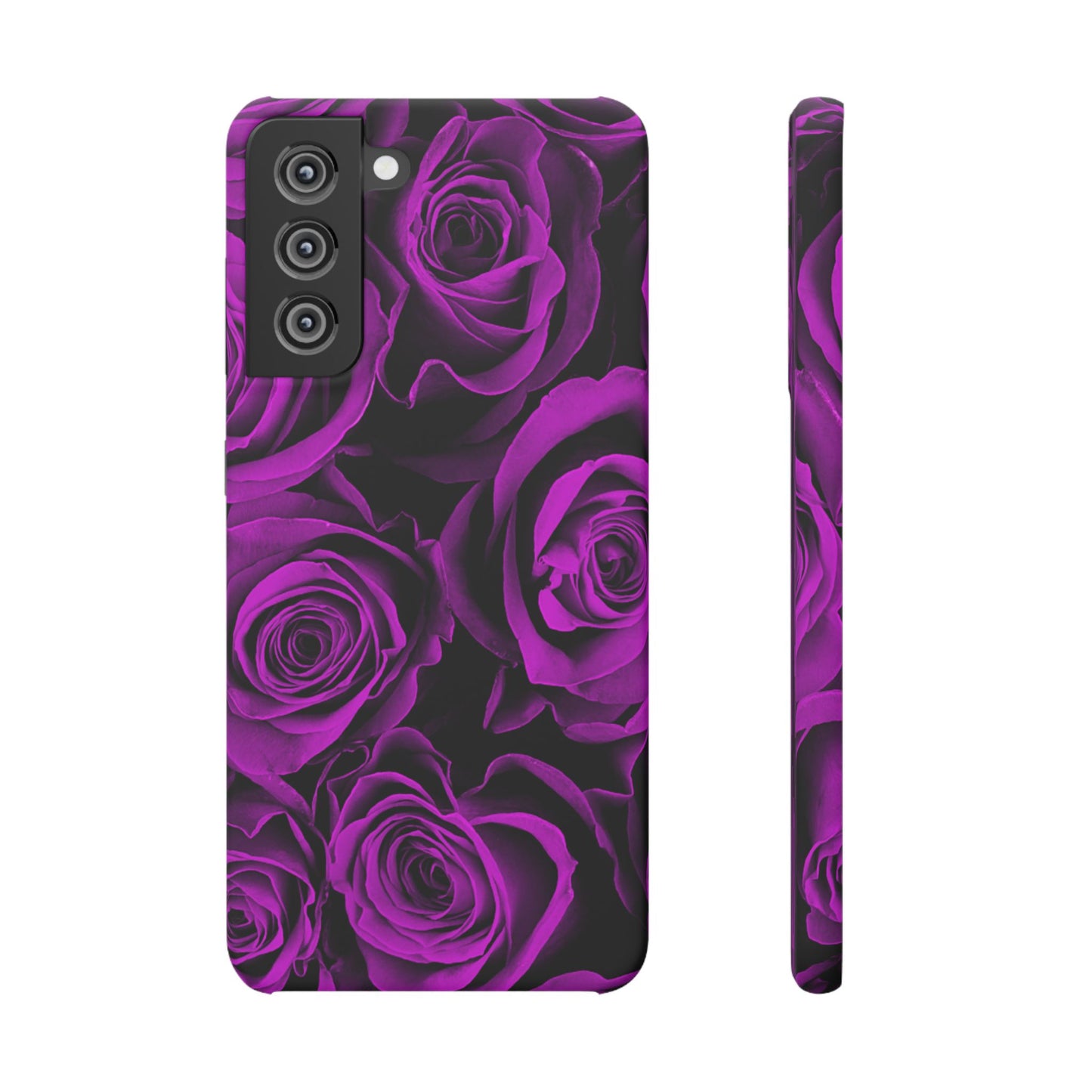 Snap Phone Case – Amethyst Roses