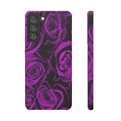 Snap Phone Case – Amethyst Roses