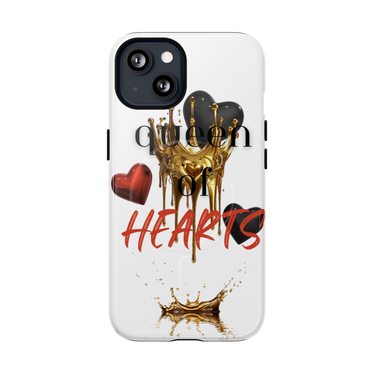 Protective Magnetic Phone Case – Queen of Hearts