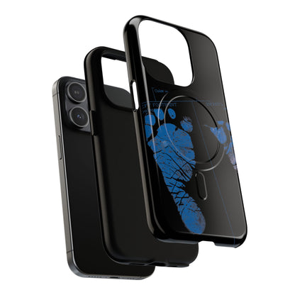 Protective Magnetic Phone Case – Mom’s Little Blue Footprints