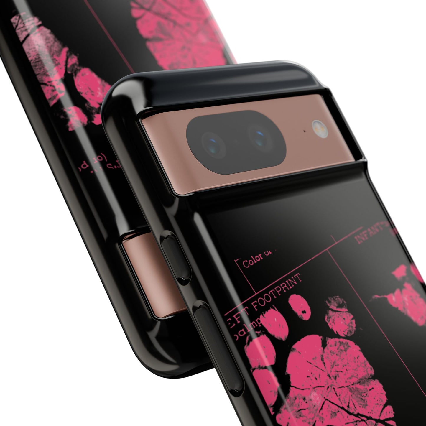 Protective Phone Case – Mom’s Little Pink Footprints