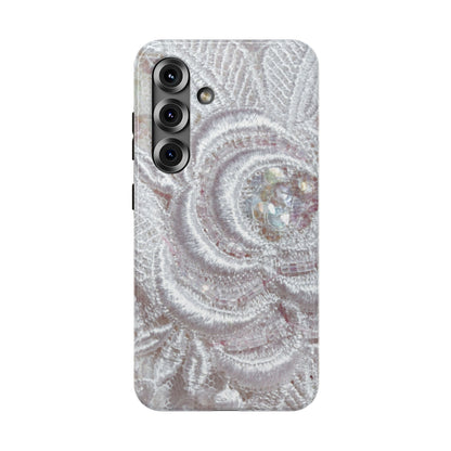 Impact-Resistant Phone Case – Lace Veil