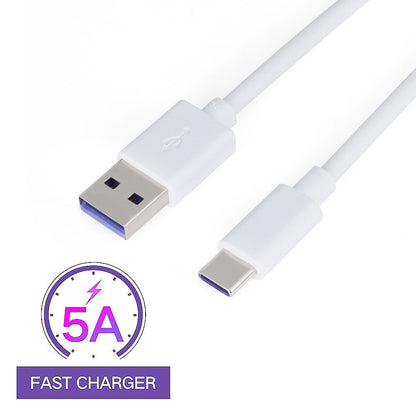 USB-A to USB-C Charging Cable – 5A Fast Power Support