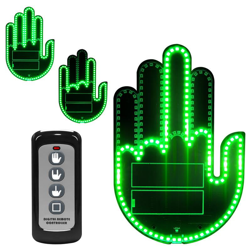 Car Gesture Light: LED Windshield Display, Express Driving Emotions