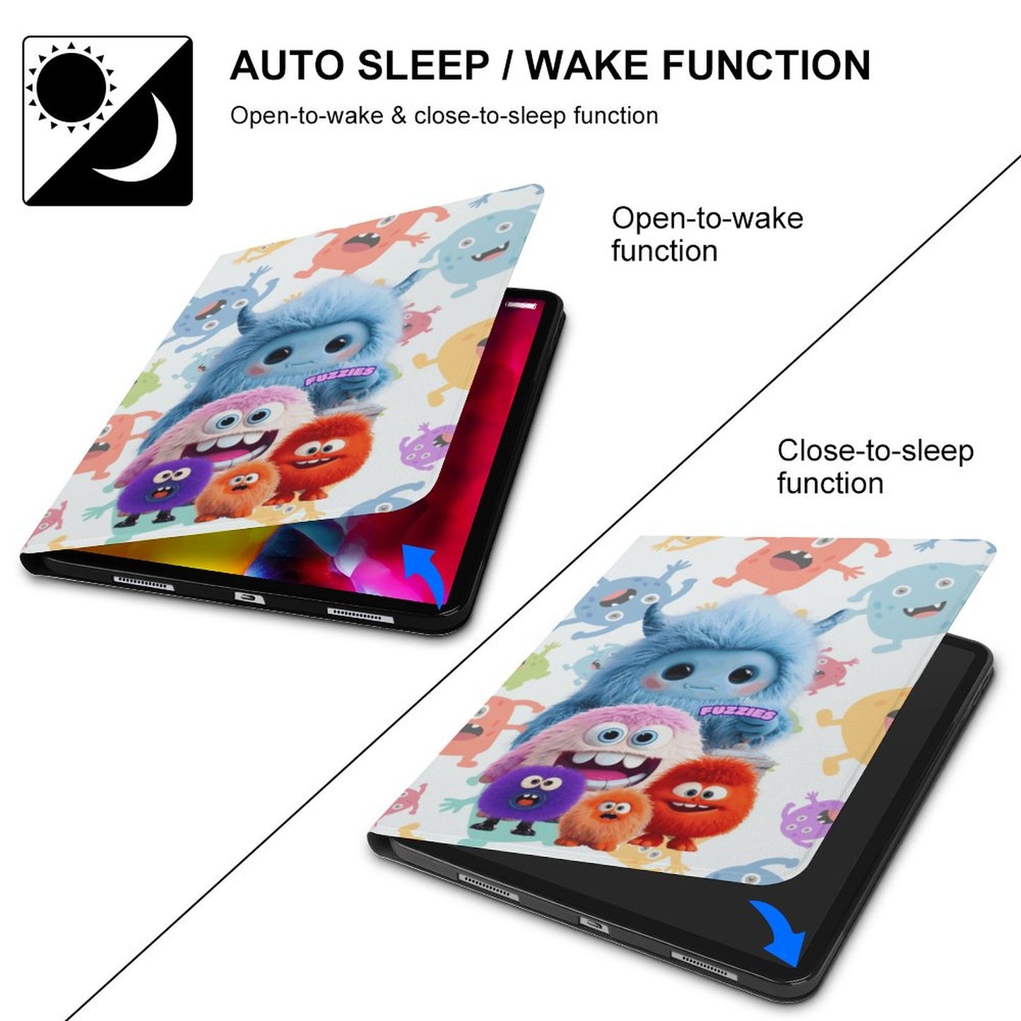 Book Style Tablet Case – The Fuzzies