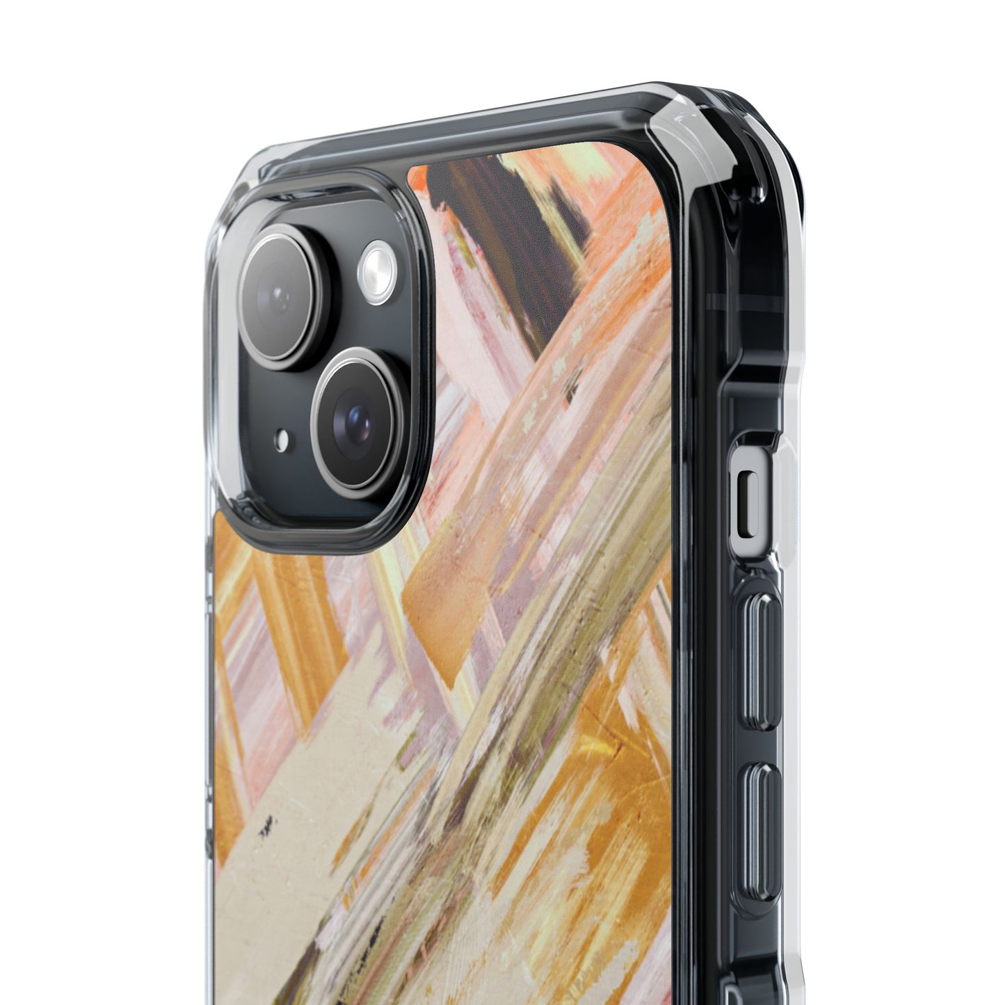 Clear Magnetic Phone Case – Brush & Bronze
