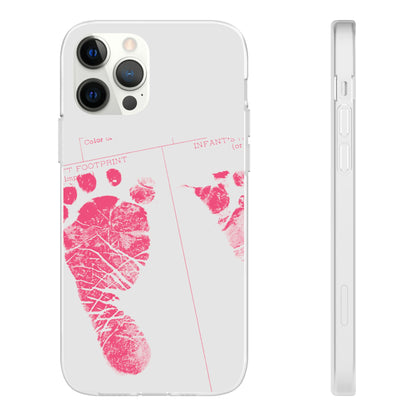 Flexi Case – Mom’s Little Pink Footprints