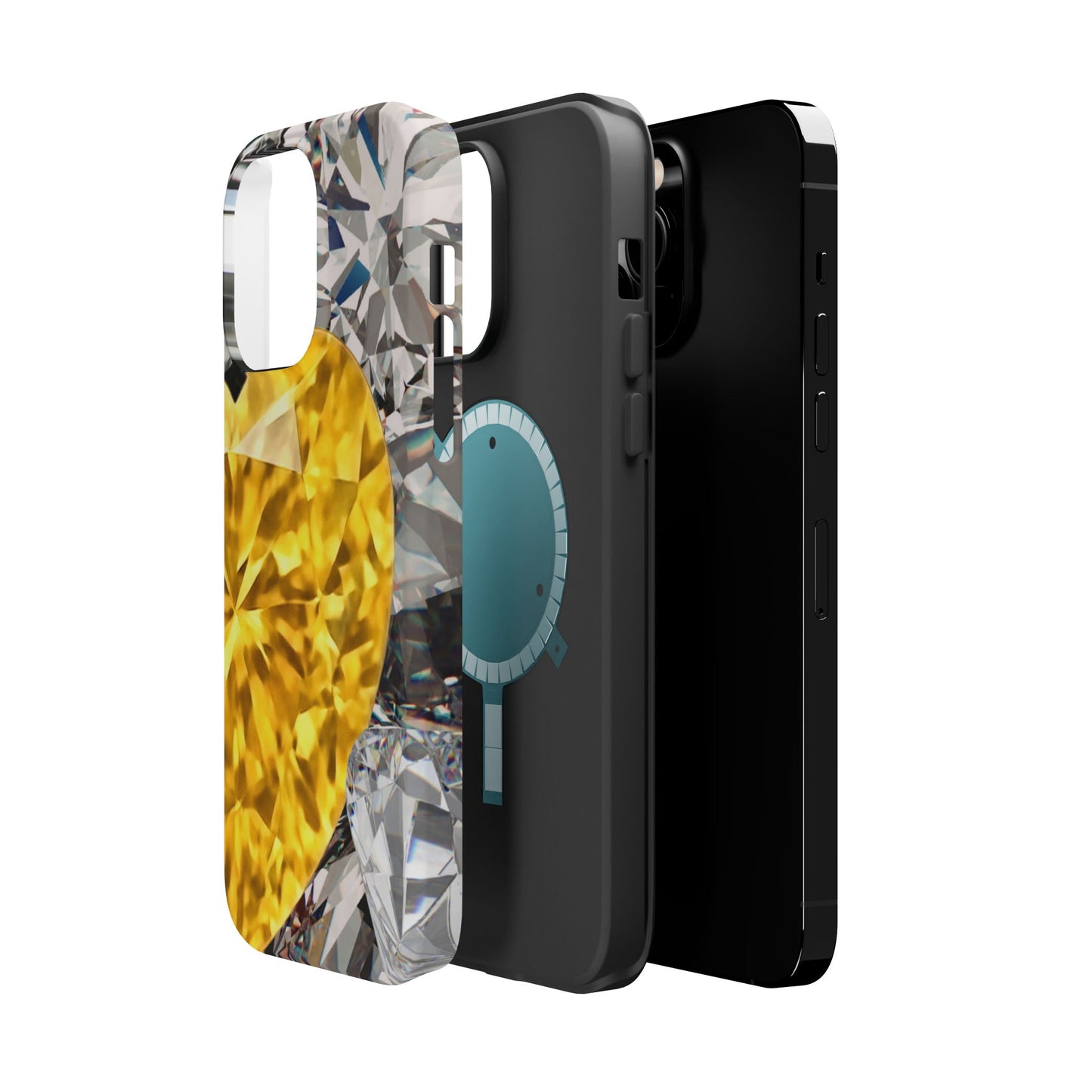 Wireless-Charging Compatible Case – Heart of Gold