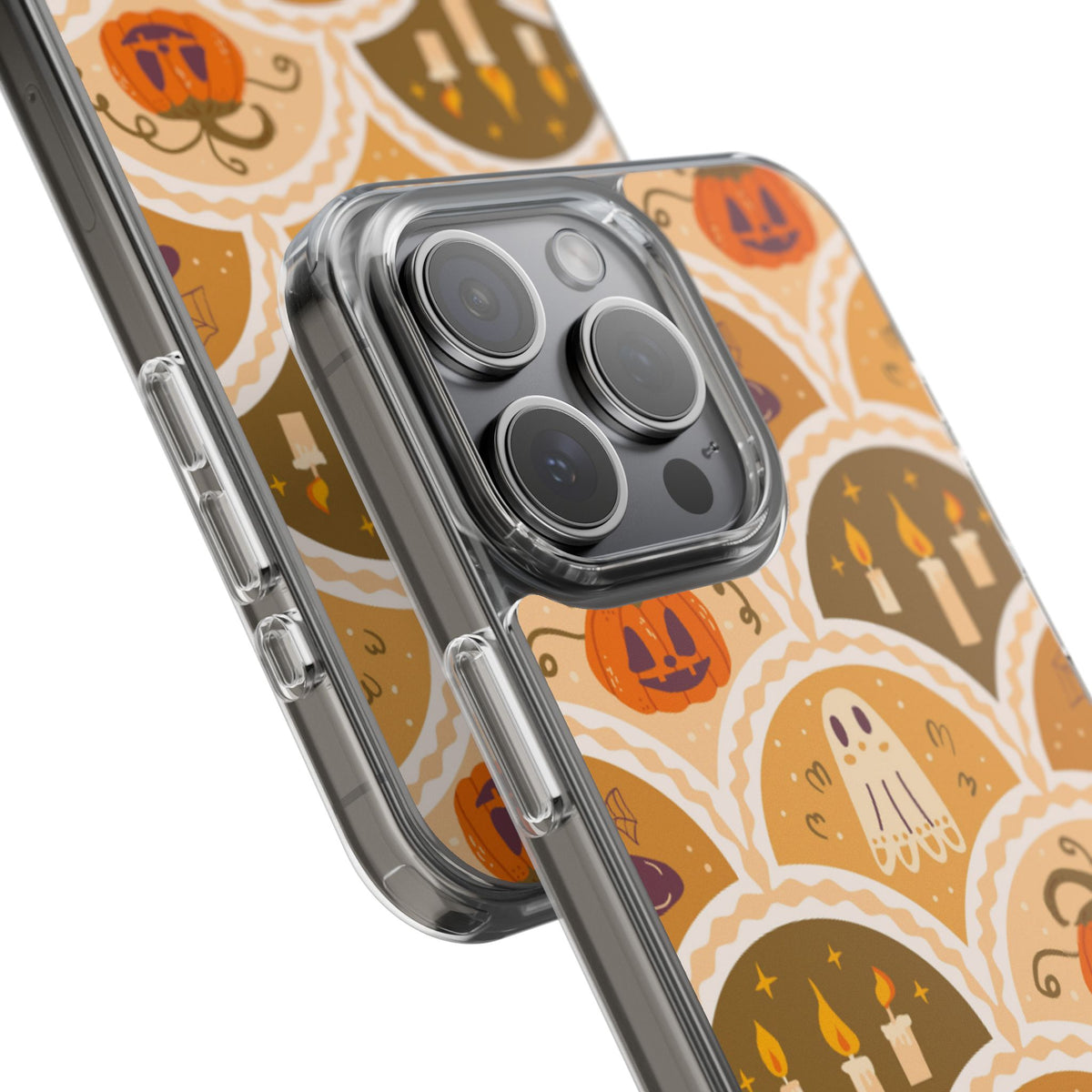 Clear Phone Case – Vintage Haunt – Compatible with iPhone 13–17 & Samsung Galaxy S25–S26 Series