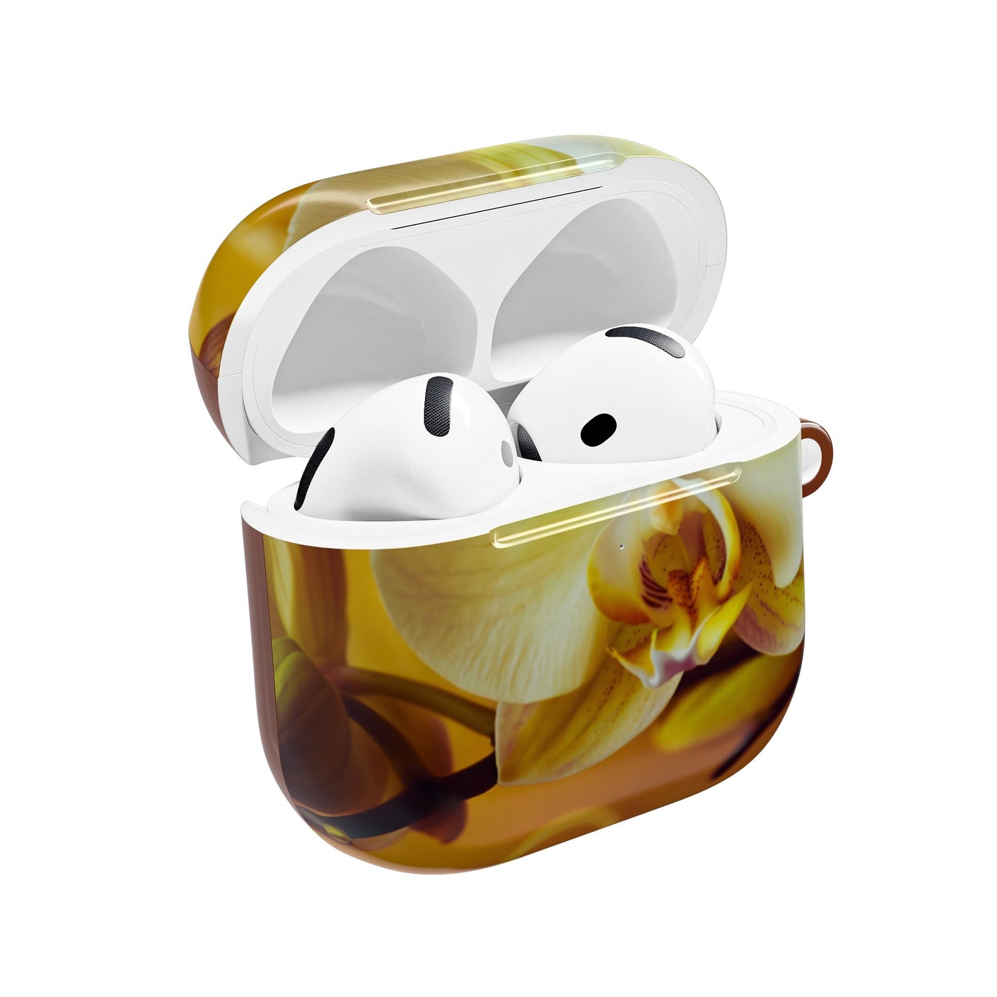 Earbud Case Cover – Amber Orchid