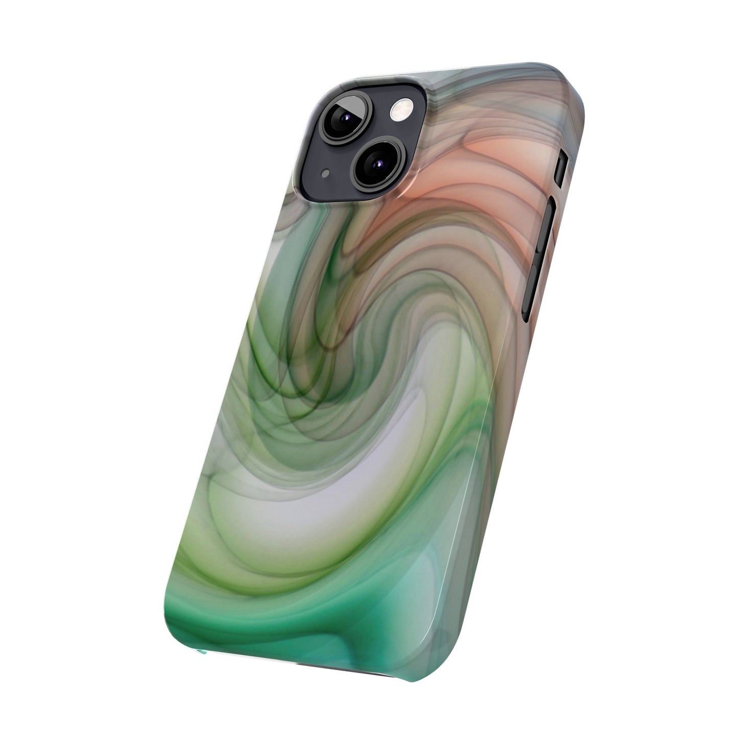 Slim Phone Case – Marble Flow