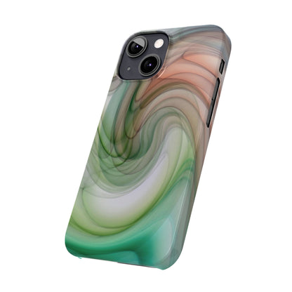 Slim Phone Case – Marble Flow