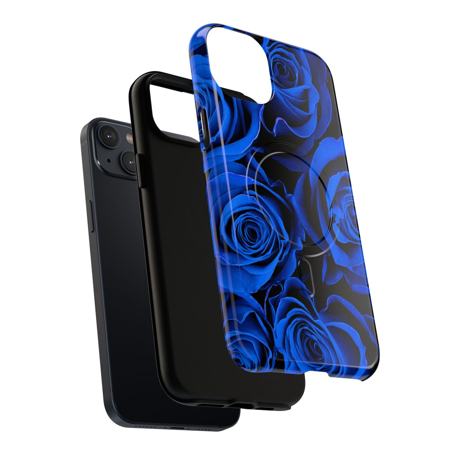 Protective Magnetic Phone Case – Midnight Bloom