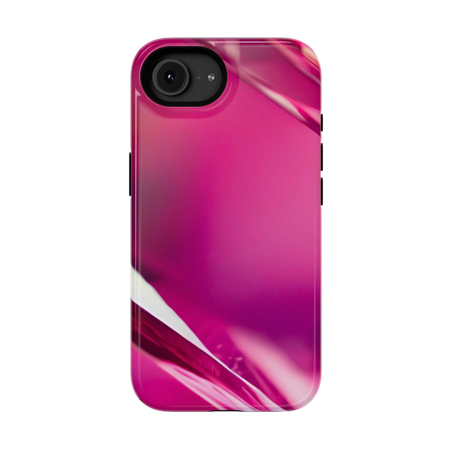 Impact-Resistant Phone Case – Magenta Motion
