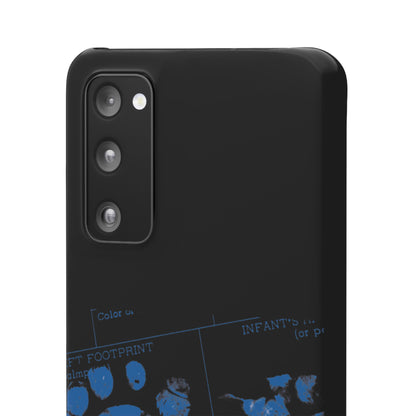 Snap Phone Case – Mom’s Little Blue Footprints