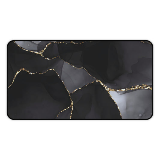 Neoprene Desk Mat – Obsidian Vein