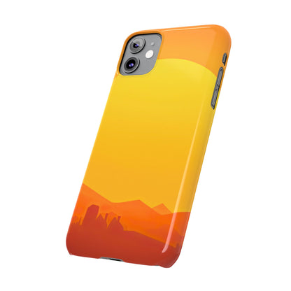 Slim Phone Case – Desert Sunrise