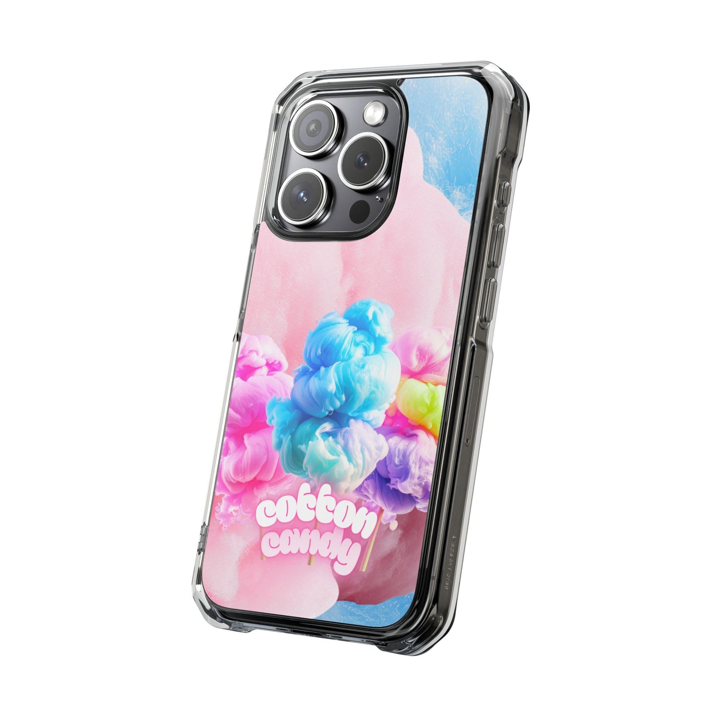 Clear Magnetic Phone Case – Cotton Candy Dream