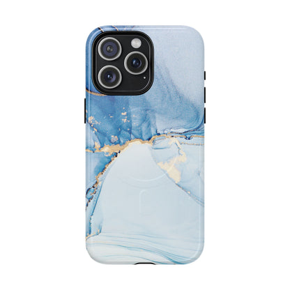 Protective Magnetic Phone Case – Blue Agate