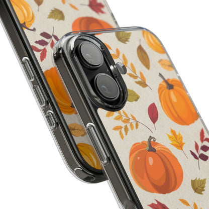 Clear Phone Case – Falling for Pumpkin