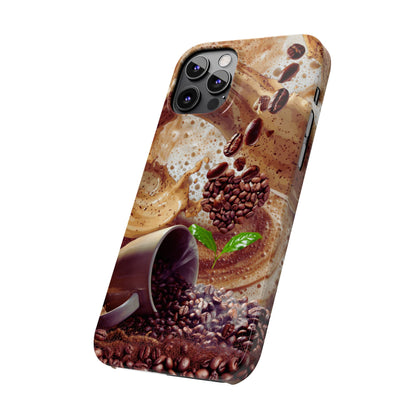 Slim Phone Case – Love at First Sip – Compatible with iPhone 11–17 Series