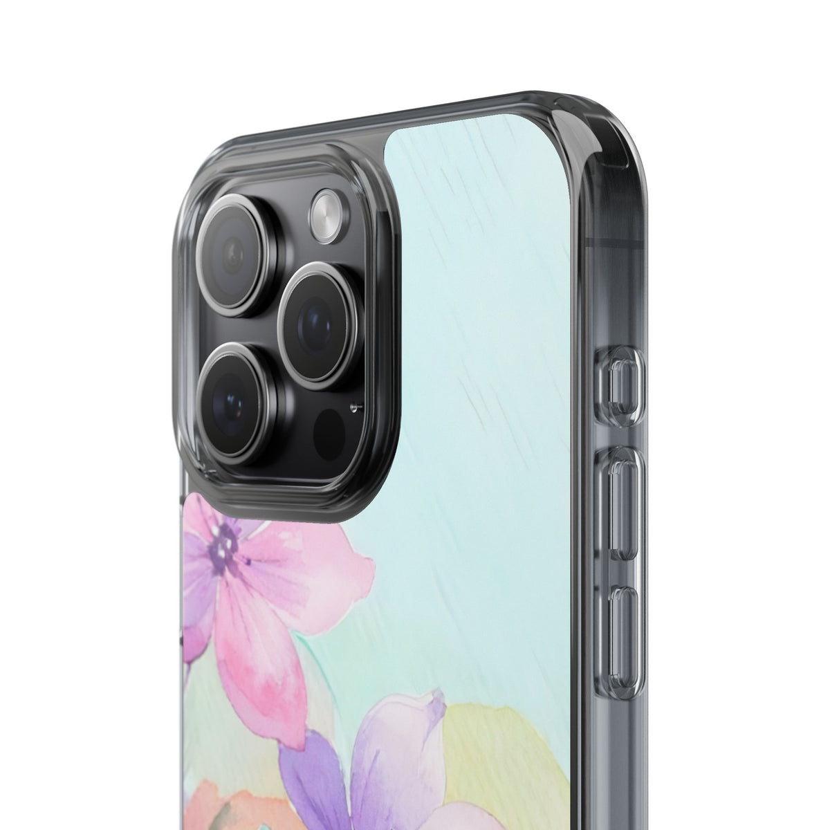 Clear Phone Case – Water Petal