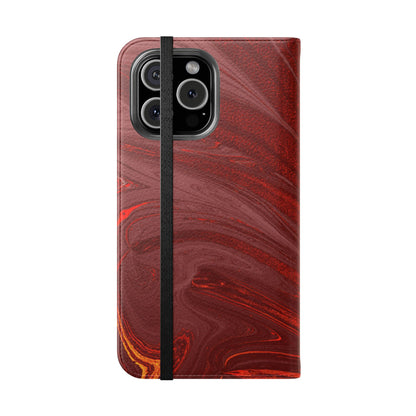Flip Case – Crimson Current