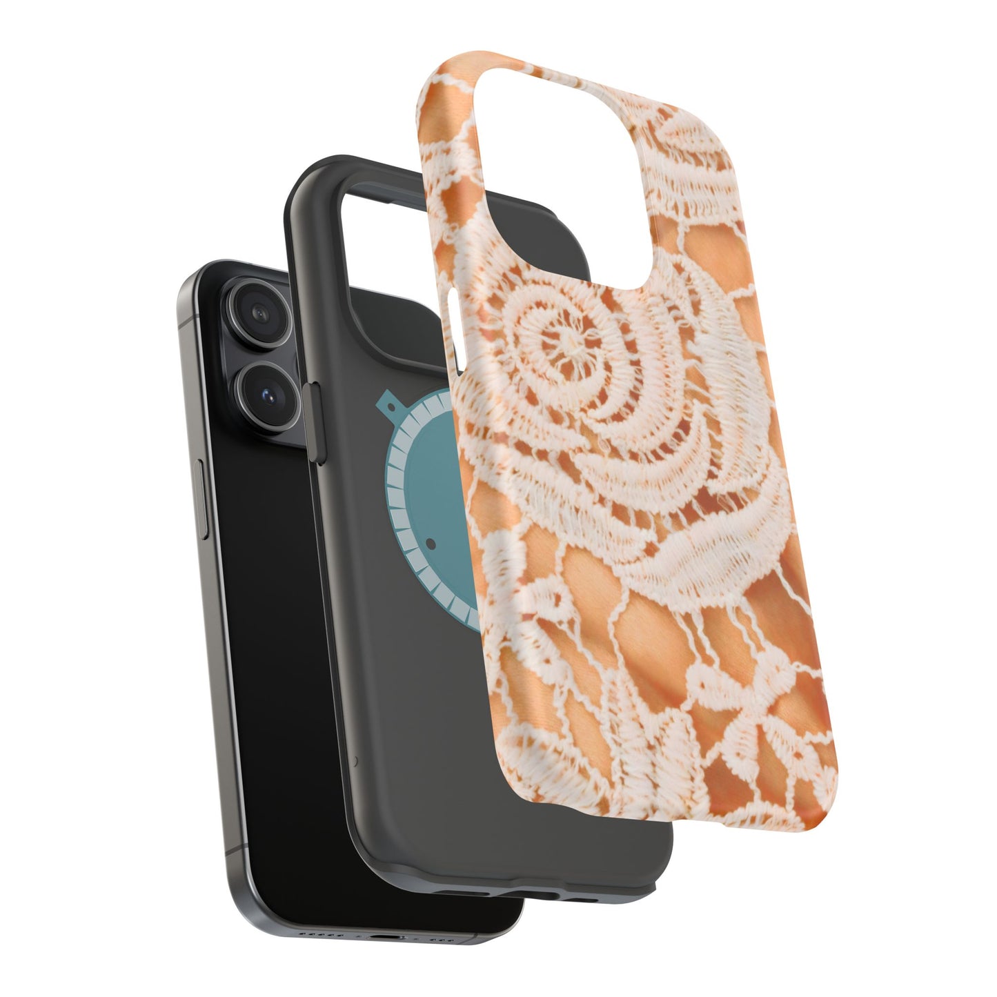 Wireless-Charging Compatible Case – Vintage Veil