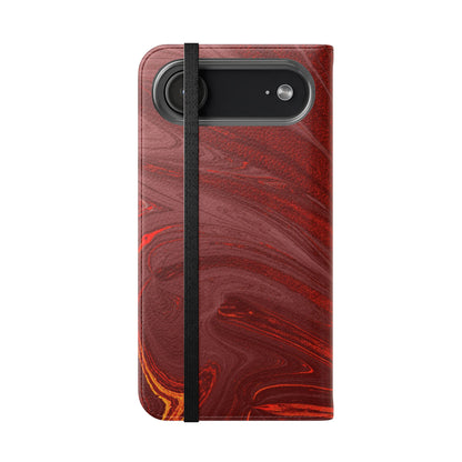 Flip Case – Crimson Current