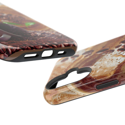 Impact-Resistant Phone Case – Love at First Sip – Compatible with iPhone 11–17 & Samsung Galaxy S22–S26 Series