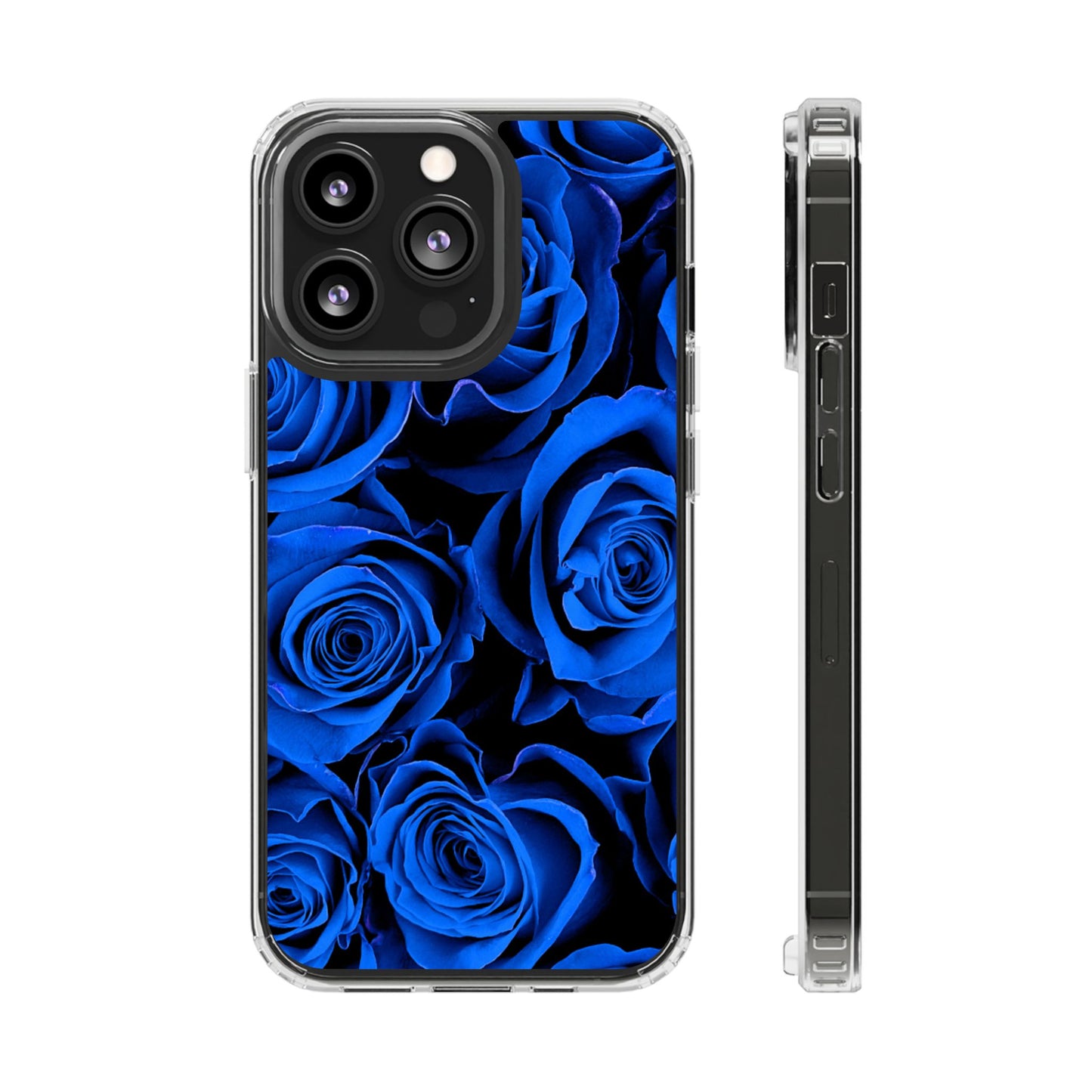 Clear Phone Case – Midnight Bloom