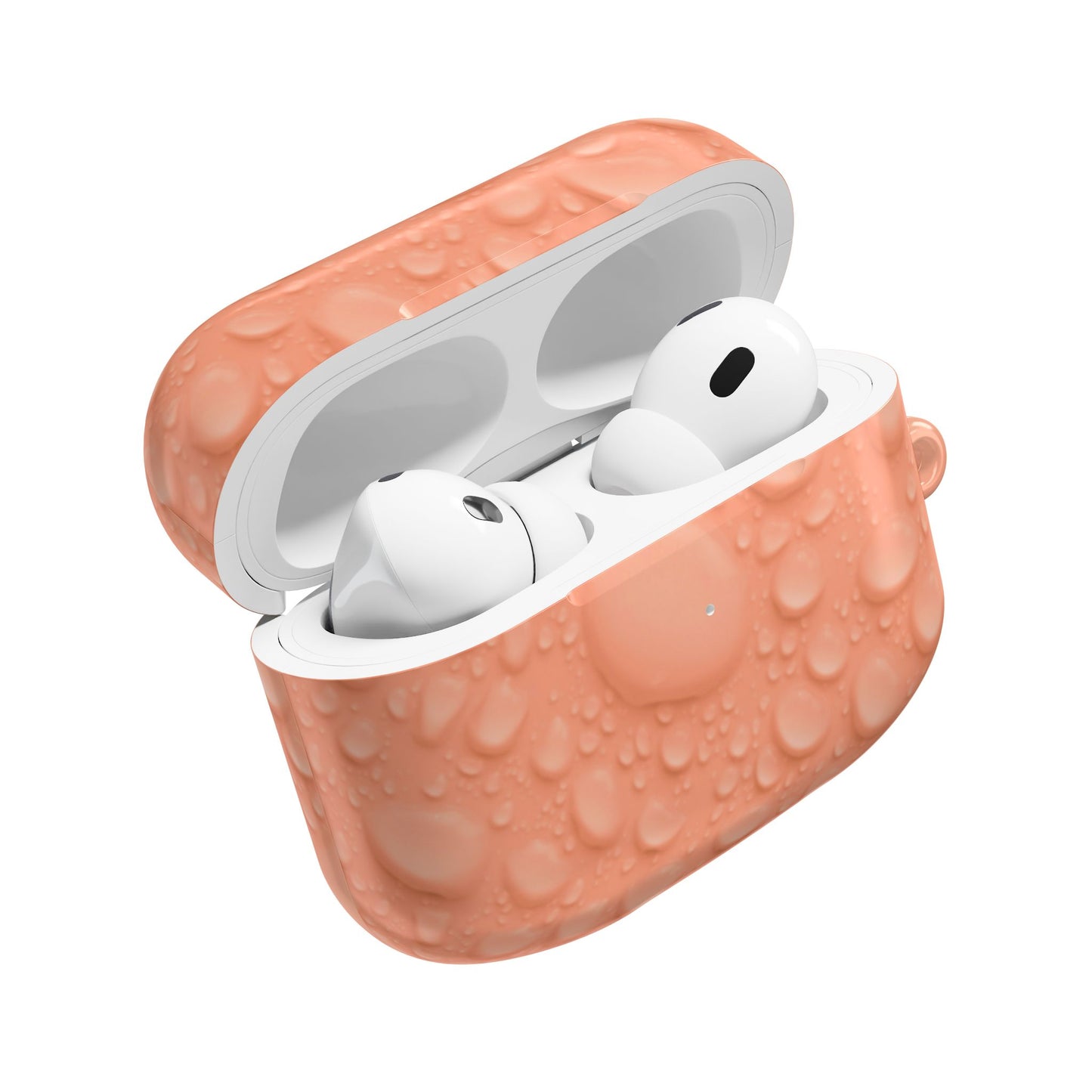 Earbud Case Cover – Apricot Rain