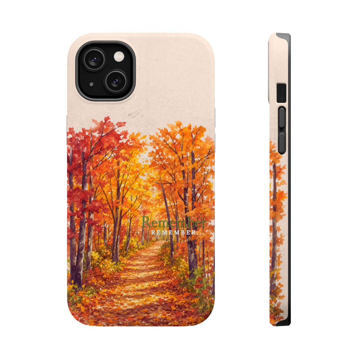 Wireless-Charging Compatible Case – Autumn Remembered – Compatible with iPhone 13–17 & Samsung Galaxy S25–S26 Series