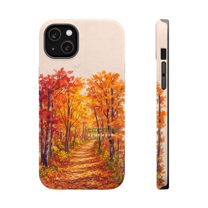 Wireless-Charging Compatible Case – Autumn Remembered – Compatible with iPhone 13–17 & Samsung Galaxy S25–S26 Series