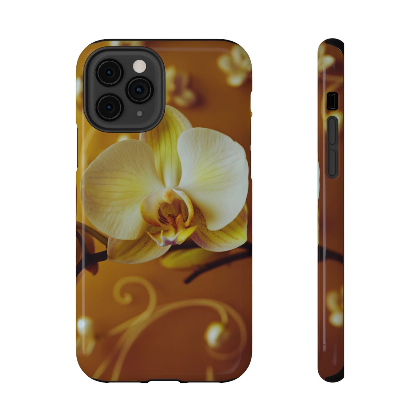 Protective Phone Case – Amber Orchid
