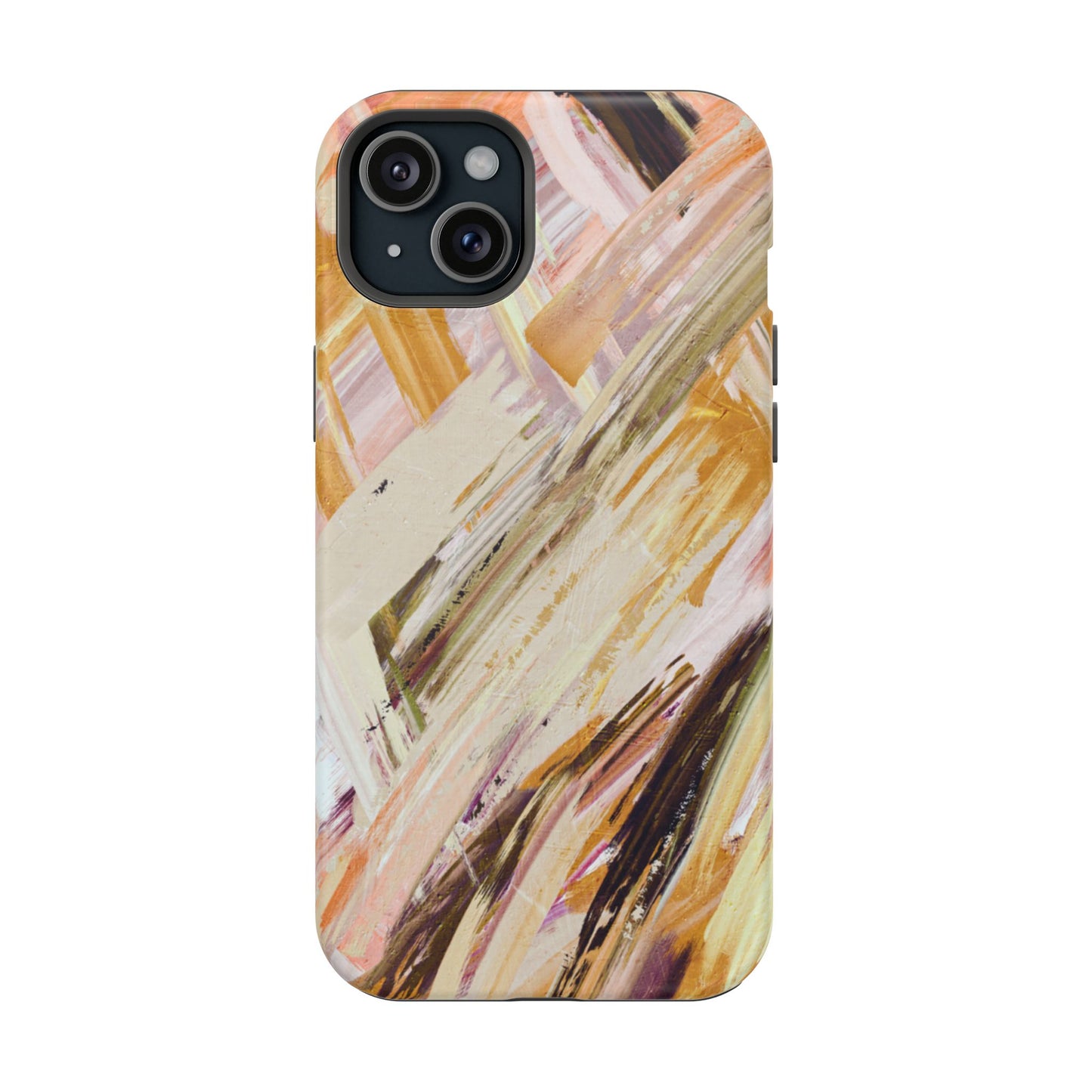 Wireless-Charging Compatible Case – Brush & Bronze