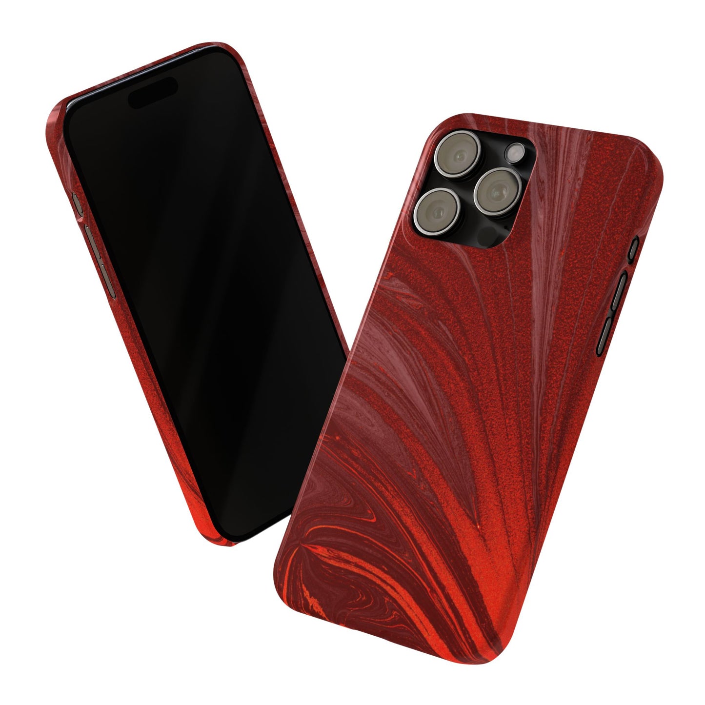 Slim Phone Case — Crimson Current
