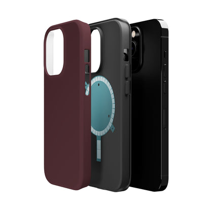 Wireless-Charging Compatible Case – Mulled Wine – Compatible with iPhone 13–17 & Samsung Galaxy S25–S26 Series