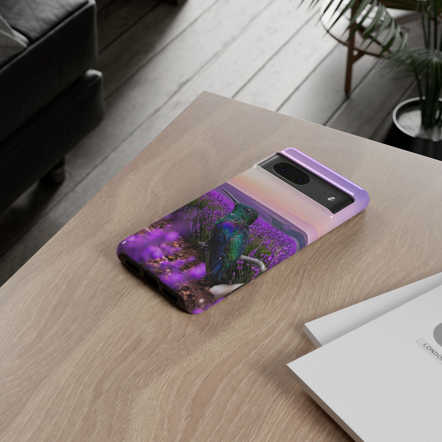Protective Phone Case – Hummingbird Reverie
