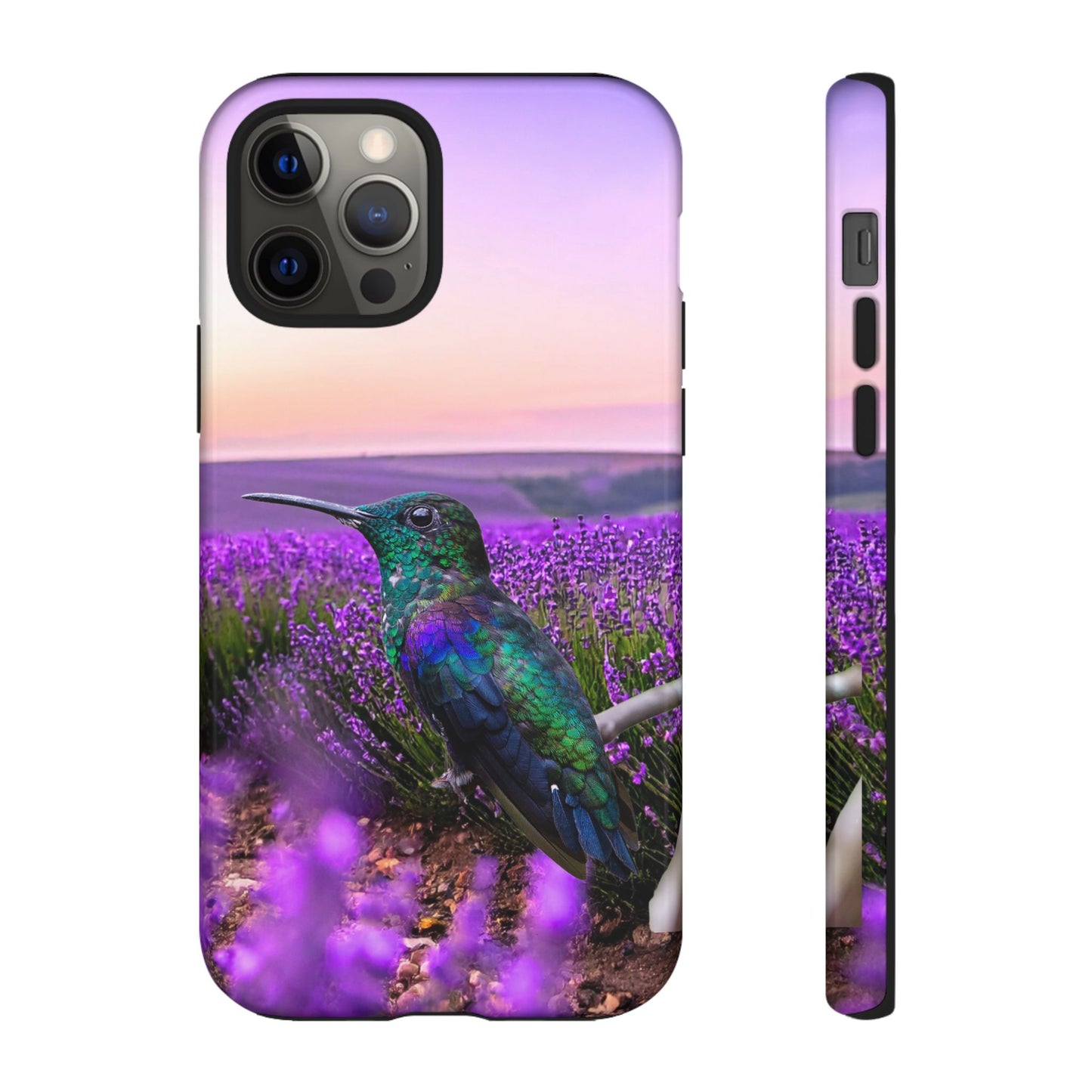 Protective Phone Case – Hummingbird Reverie