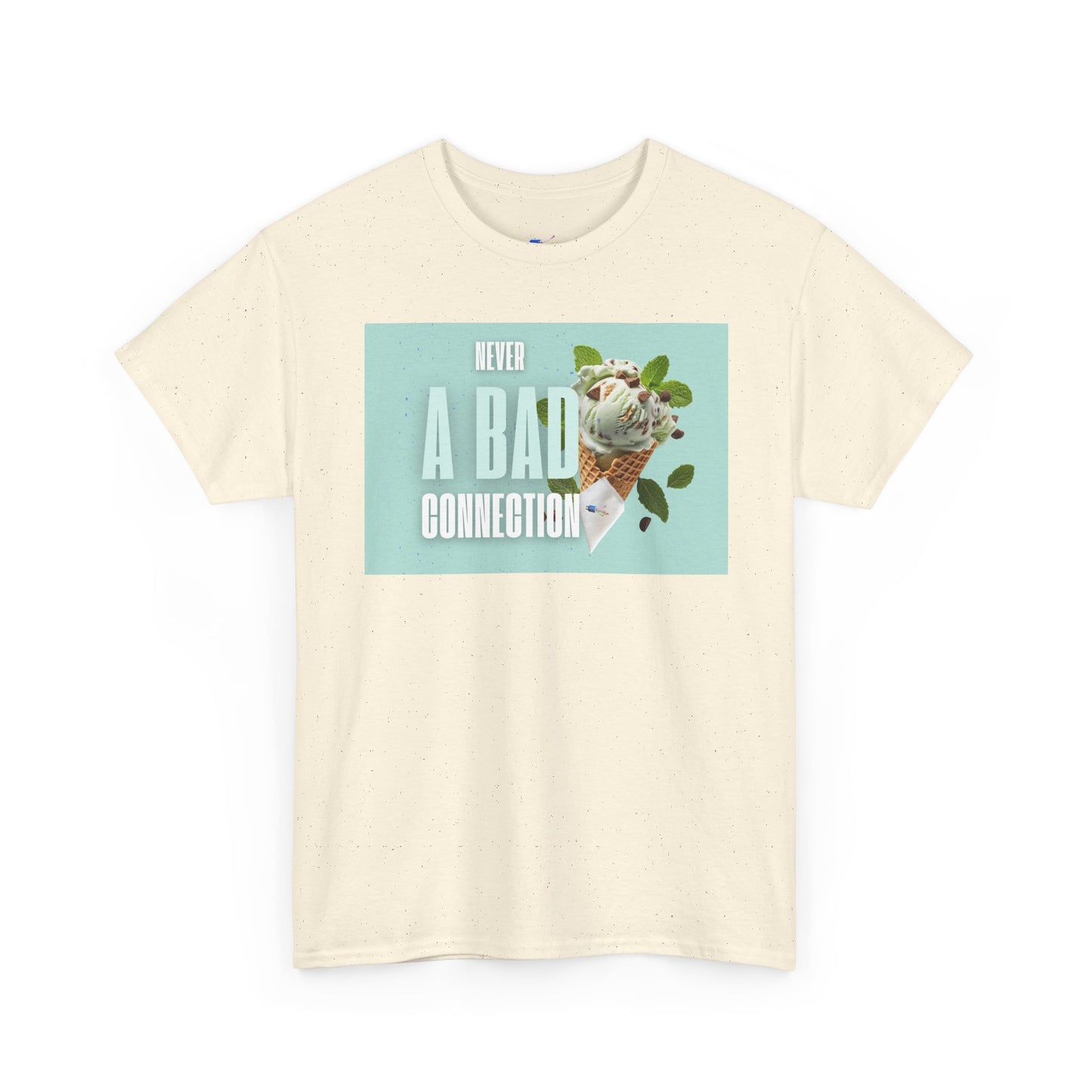 Never a Bad Connection – Mint Ice Cream Graphic T-Shirt